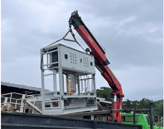 Proyecto gabinetes de fuerza y control para motores de 60 hp
