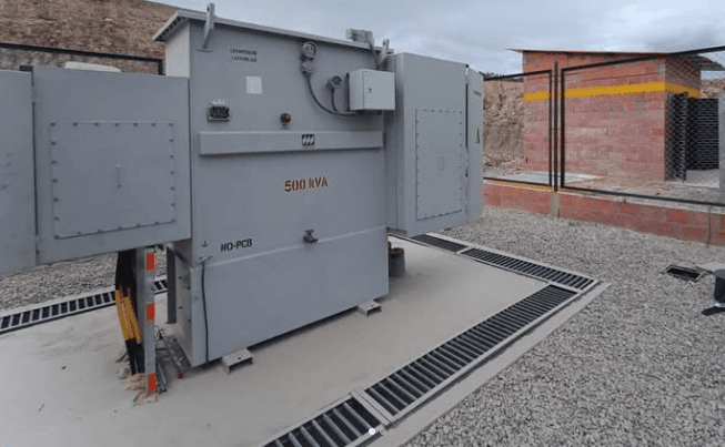 Inspección retie y pruebas vlf de subestación tipo patio y uso final de trituradora